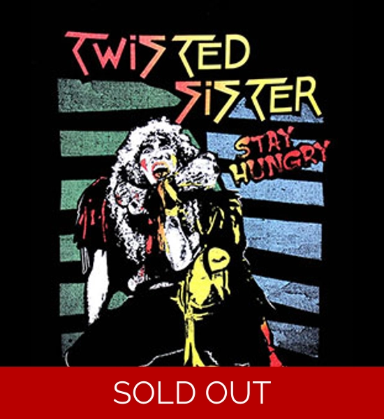 Twisted Sister Stay Hungry T-Shirt LG